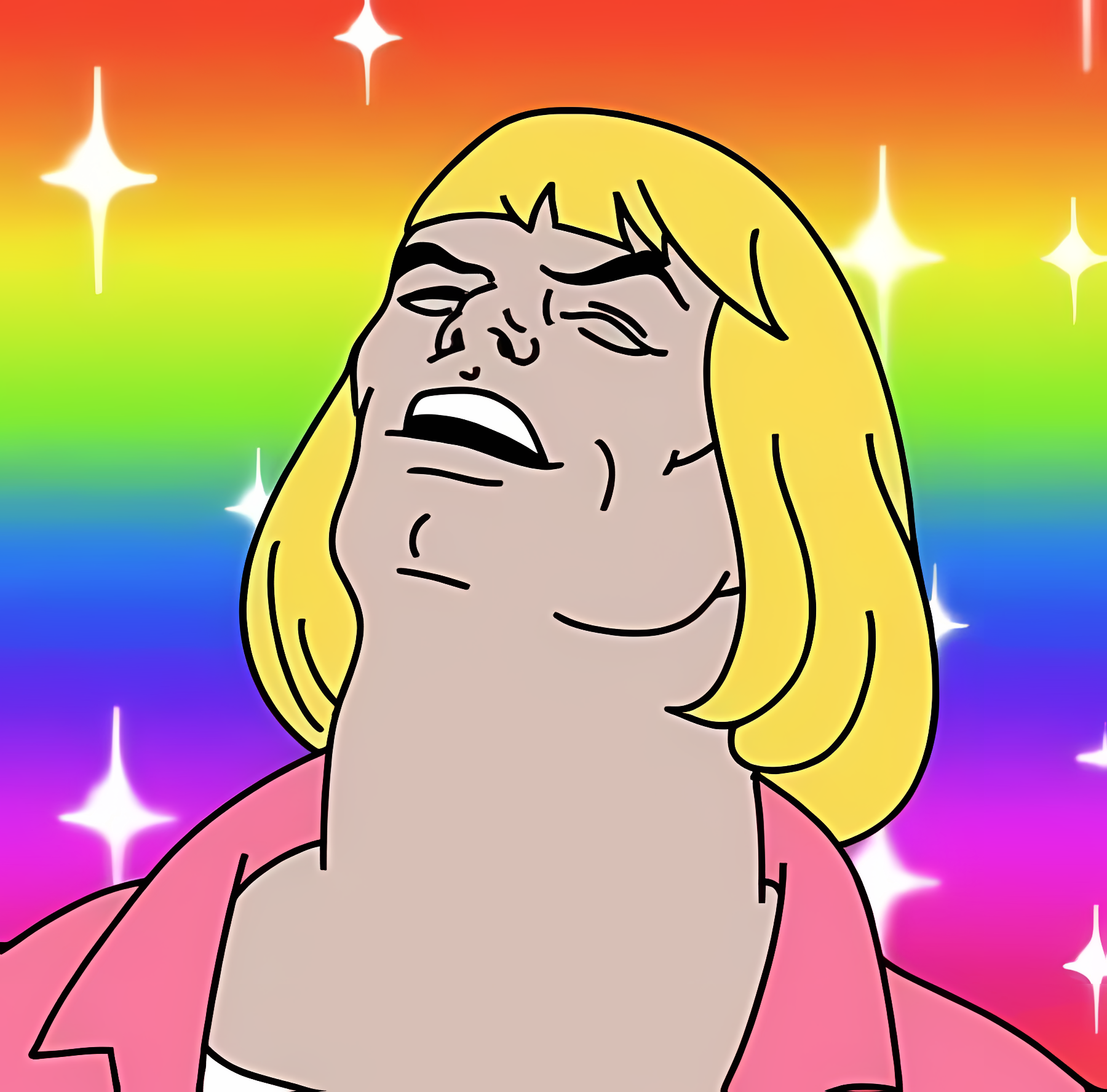 使用 Upscayl Digital Art 模型放大 4 倍後的 He-Man 圖片
